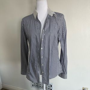 Banana Republic fitted striped shirt size 10
